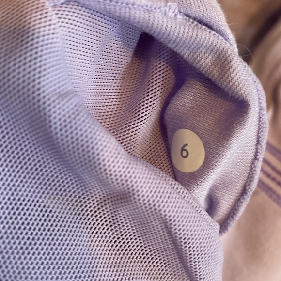 LULULEMON lilac purple centered pose multi strap tank top - Picture 3 of 5